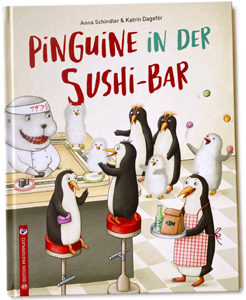 Pinguine in der Sushi-Bar